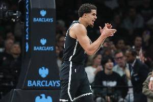 场均24.3分7.4板！明天NBA杯篮网迎战76人 小迈克尔&middot;波特缺阵